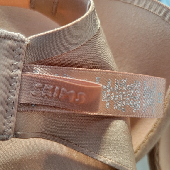 Skims Women's Teardrop Underwire Push Up Bra Clay 32B - Picture 10 of 12